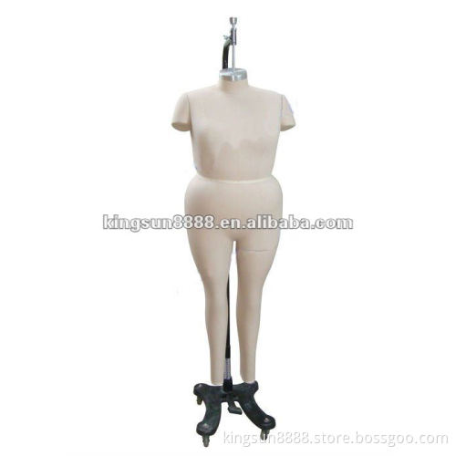 plus size full body Female Dress Form with Adjustable Stand